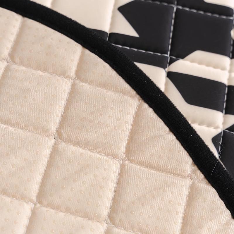 Летний латексный чехол на диван с принтом «гусиная лапка», декор, нескользящий коврик, чехол-протектор для дивана, универсальная неправильной формы диванная подушка