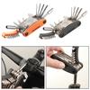 21-in-1 Bicycle Tool Kit Multitool Foldable Design Emergency Maintenance Wrench Screwdriver Portable Bicycle Repair Tool