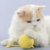 Сизалевые Шарики Игрушка Пищалка для Кошек Шарики для Котенка Игрушка Интерактивная Игрушка для Кошки Забавные Шарики Дразнилка Самоиграющая Игрушка Когтеточка Шарики