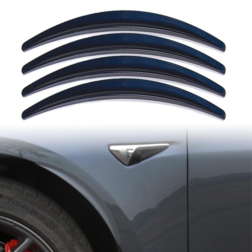 4 шт./компл. автомобильное колесо, отделка арок, боковые накладки на крылья для Tesla Model 3 2017 2018 2019 2020 2021, внешние детали