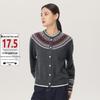 Beifanglu Fair Isle Jacquard Wool Cardigan