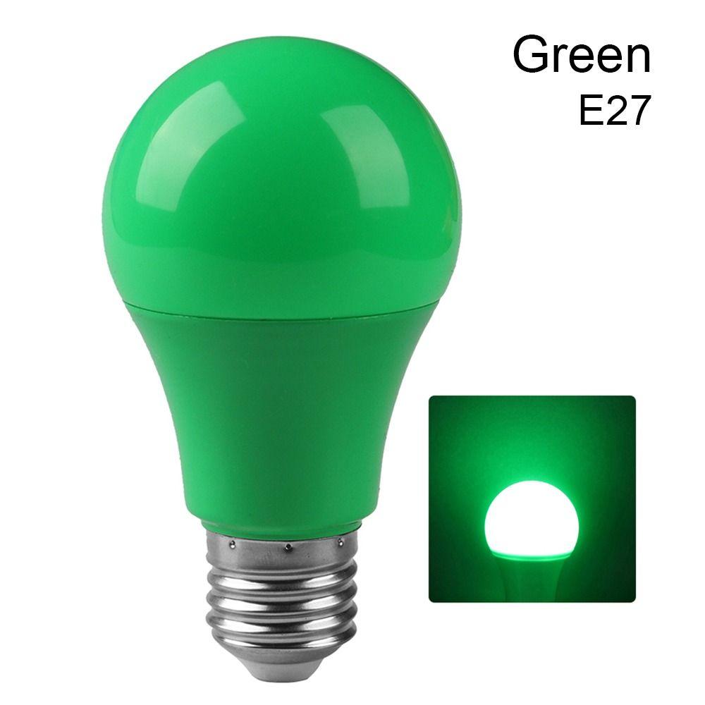 SMD 2835 Lamparas Flashlight E27 B22 Base LED Bulb Colorful Light A60 Lamp