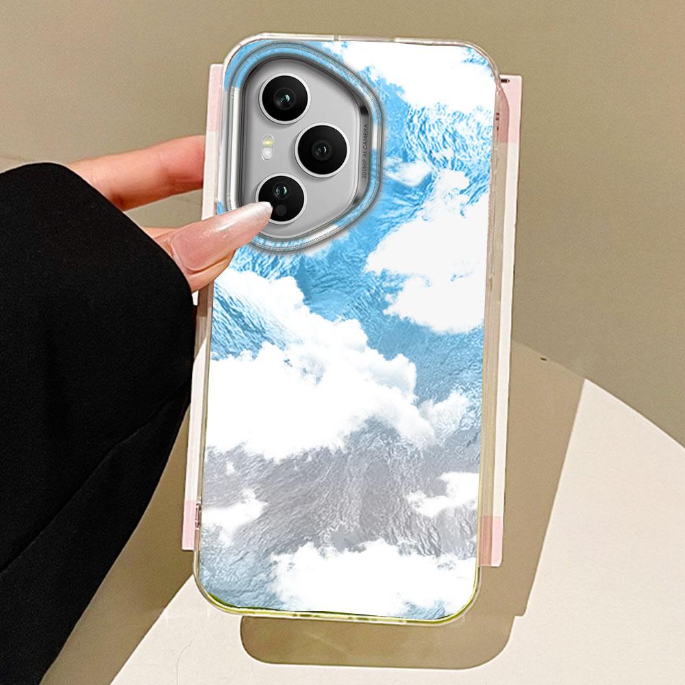 Сине-белые облака Чехол для телефона для Honor 400 200 90 Smart Pro Magic7 6 5 70 Lite X9a X9c X9b X8b X8a X8c X7c X6c X6b X6c X6 Обложка