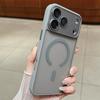 Роскошный Матовый Полупрозрачный Магнитный Чехол Для Телефона С Поддержкой MagSafe Для iPhone 17 16 15 14 13 12 Pro Max Plus 17Air Защитная Крышка Объектива