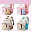 Веселый и модный легкий рюкзак для мальчиков и девочек с очаровательными животными принтами для школы