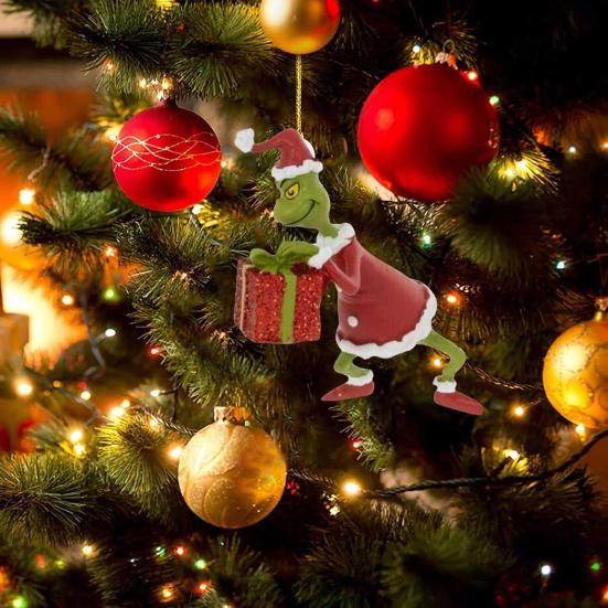 Подвеска в виде рождественской елки, долговечное многоразовое веселое праздничное подвесное украшение для дома, праздничные украшения