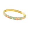 Enamel Vintage Cloisonne Bangle Butterfly Floral Chinese Chinese Flower Bangle Ethnic Traditional Women's Hand Bracelet