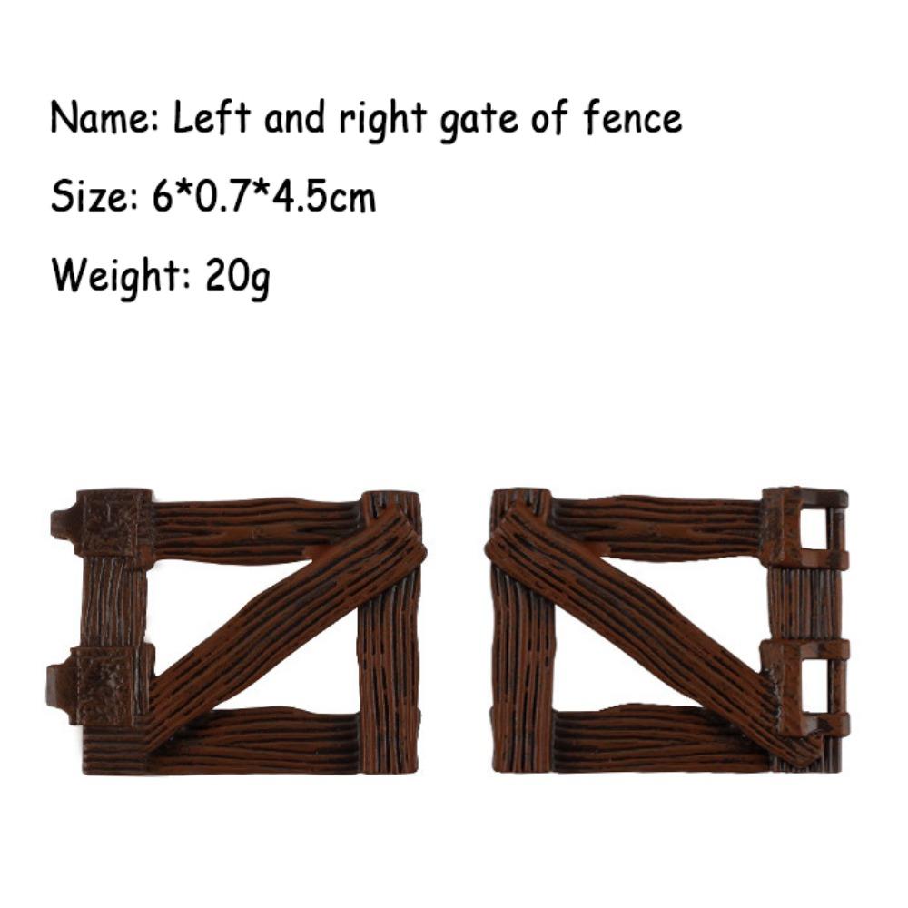 Decoration Simulation Ranch Fence Fence Accessories Ranch Fence Model Sand Table