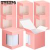 20 шт. розовых коробок для кружек для подарков, коробки для кофейных кружек, подарочные коробки с прозрачным окном для доставки, кружки, бумажные коробки для сладостей, подарочная упаковочная коробка