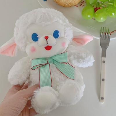 Мягкий милый галстук-бабочка кукла овечка милая девочка ягненок подушка-игрушка плюшевая игрушка кукла для игрового автомата подарок на день защиты детей
