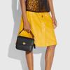 COACH Cassie Cow Leather Messenger Bag , Portable Crossbody Bag , Shoulder Bag Women's Black (Unisex) Shoulder Bags 88346 B4BK