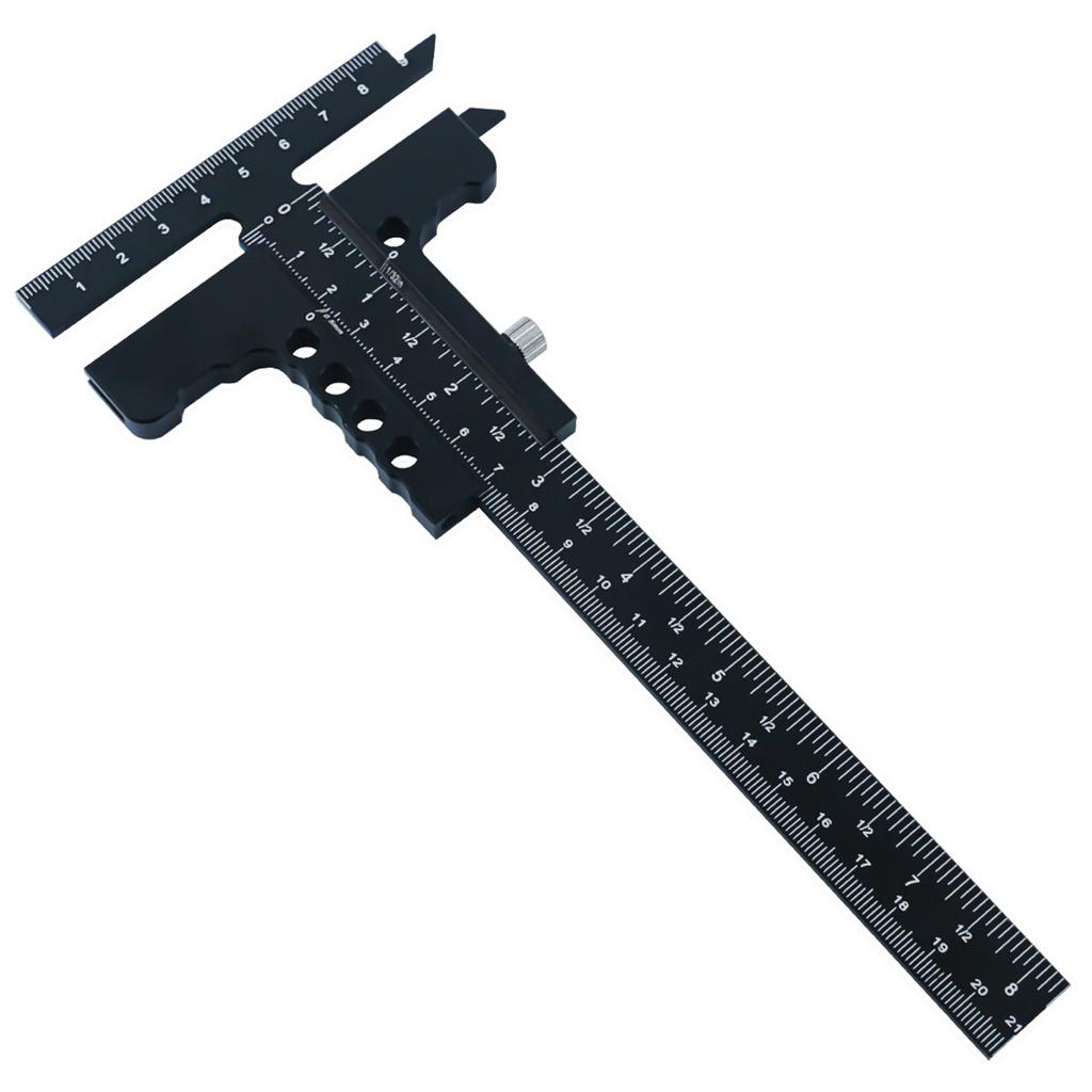 Деревообрабатывающая чертилка, линейка для разметки, деревообрабатывающая линейка Т-типа, инструменты для компоновки и измерения, Т-образная линейка для точной маркировки