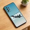 Чехол для телефона F-22 Raptor  Для Samsung Galaxy A73,21,22,32,71,53,52,51,80,5G Мягкий Черный Чехол