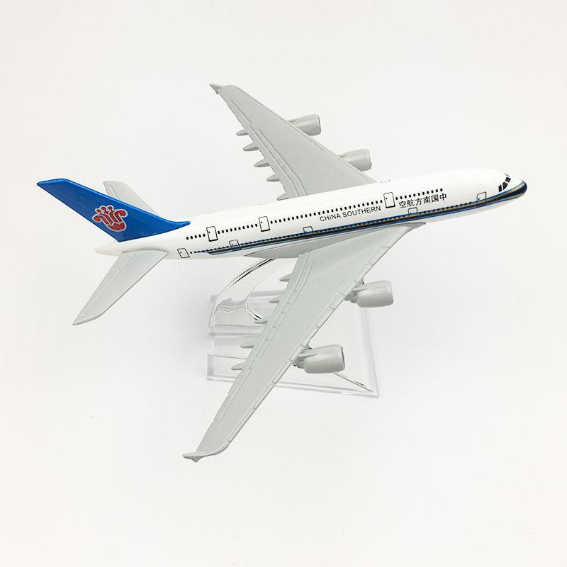 16 см, модель самолета из сплава, игрушка-модель: A320 Sichuan Airlines, China Southern Airlines A380, Air China Boeing B747