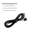 3.5mm Dual IR Infrared Remote Control Receiver Extension Cable for TV Set IR Receiver Emitter Extender Repeater System
