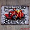 Custom Retro Pin-up Girl Car Repair Shop Tin Sign