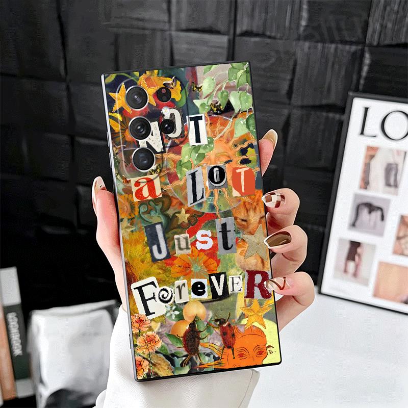 Adrianne Lenker Songs Album Art Soft Phone Case for Samsung Galaxy S26 S25 Edge S24 Ultra S23 Plus S22 S21 FE S20 Black Cover Ba
