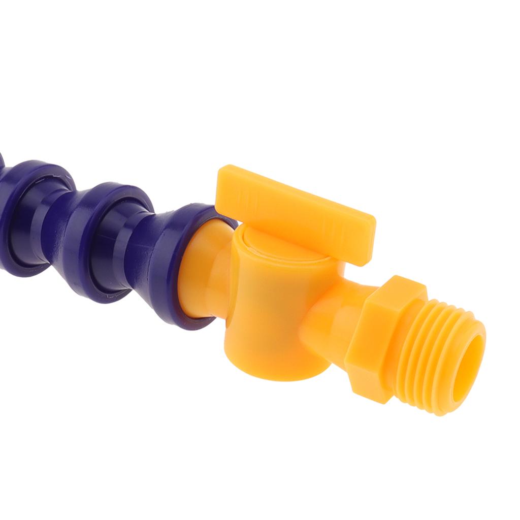 1/2 3/8 1/4 PT резьба пластиковая круглая насадка гибкая трубка водяного масляного охлаждения 50/60 см для станков с ЧПУ / фрезерования с переключателем, шланг для масляного охлаждения