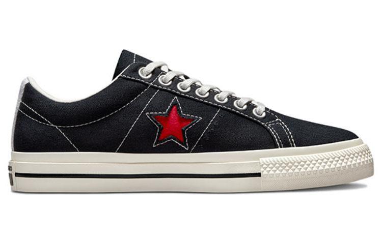 One Star Comme des Garçons Play x One Star Converse 'Черный Белый' A01791C