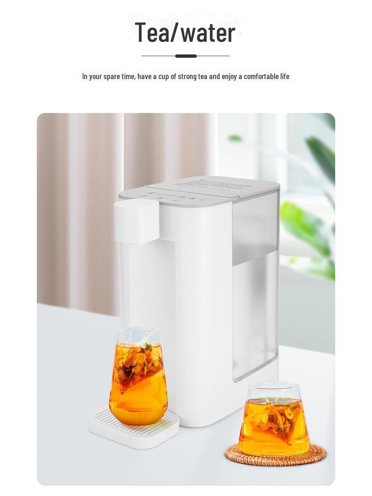 Компактный диспенсер для мгновенного нагрева горячей воды: Быстронагревающийся, портативный и встраиваемый настольный очиститель