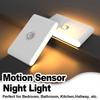 Motion Sensor Led Night Light Wireless Magnetic 2700k 0.2w Type-c Charging Abs 300amh Wall Smart Bedroom Lights Corridor Bedside