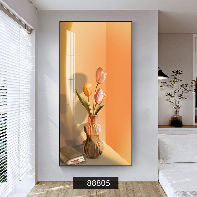 Скандинавский шик Белый Желтый Цветок Холст Картина Подсолнух Постеры и Принты Ваза Тюльпаны Настенное Искусство для Веранды Комнаты Настенный Декор