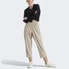 Adidas Originals Open Hem Corduroy Pants With Trefoil Logo Women Bottoms Beige IM4313