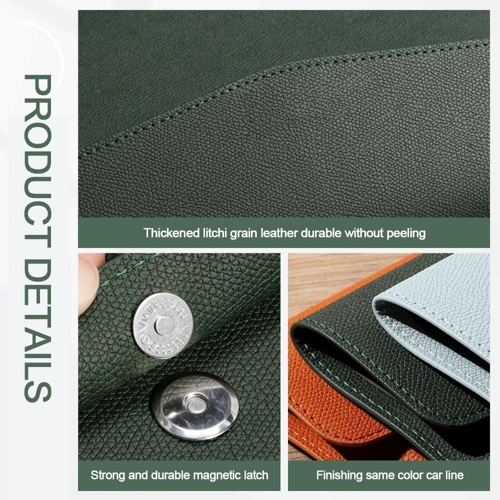 Кожаный кожаный чехол для документов А4 портфель канцелярские принадлежности пылезащитная кожаная папка для файлов для женщин