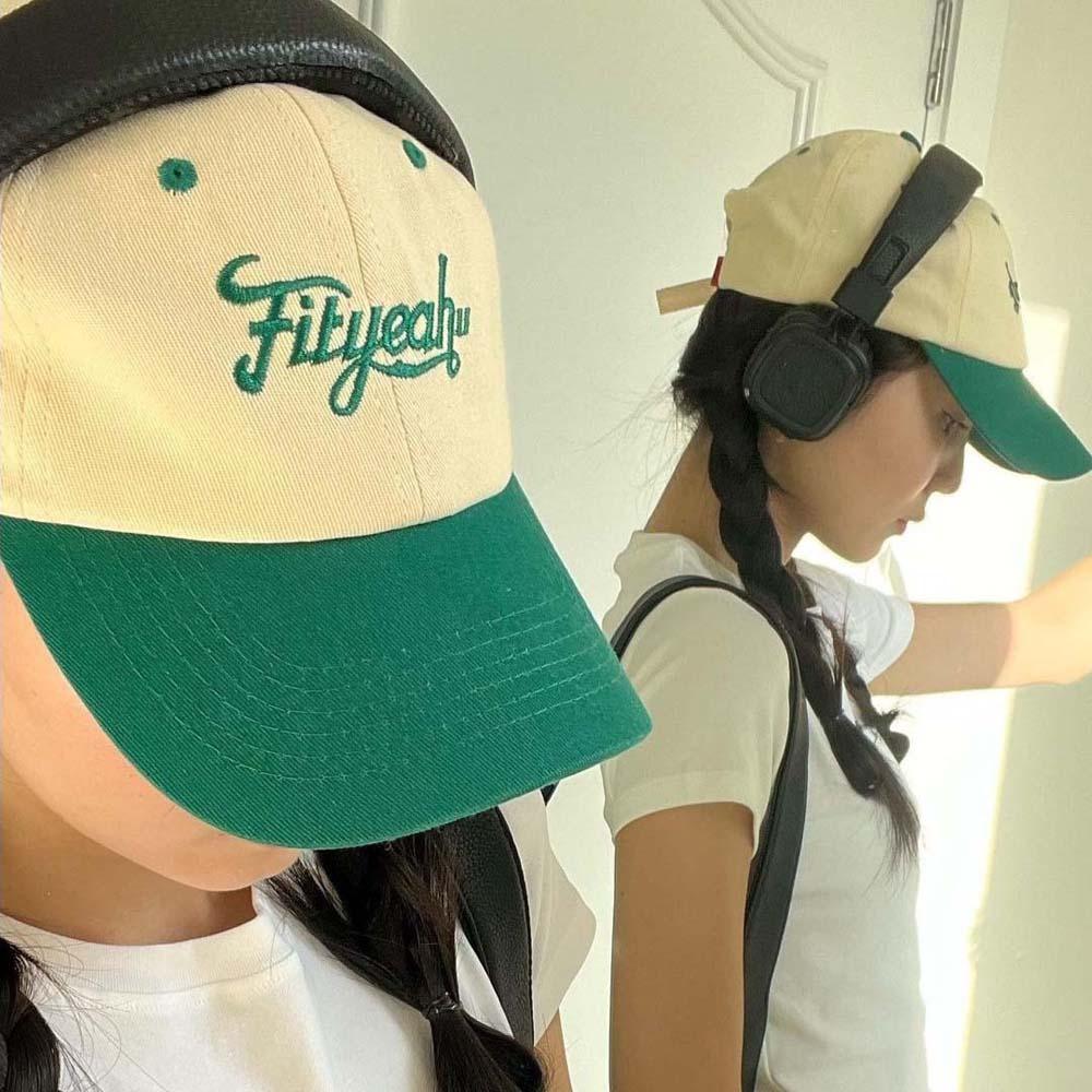 Adjustable Letter Embroidery Baseball Cap Sunscreen Summer Sunshade Hats Unisex Peaked Cap Sports