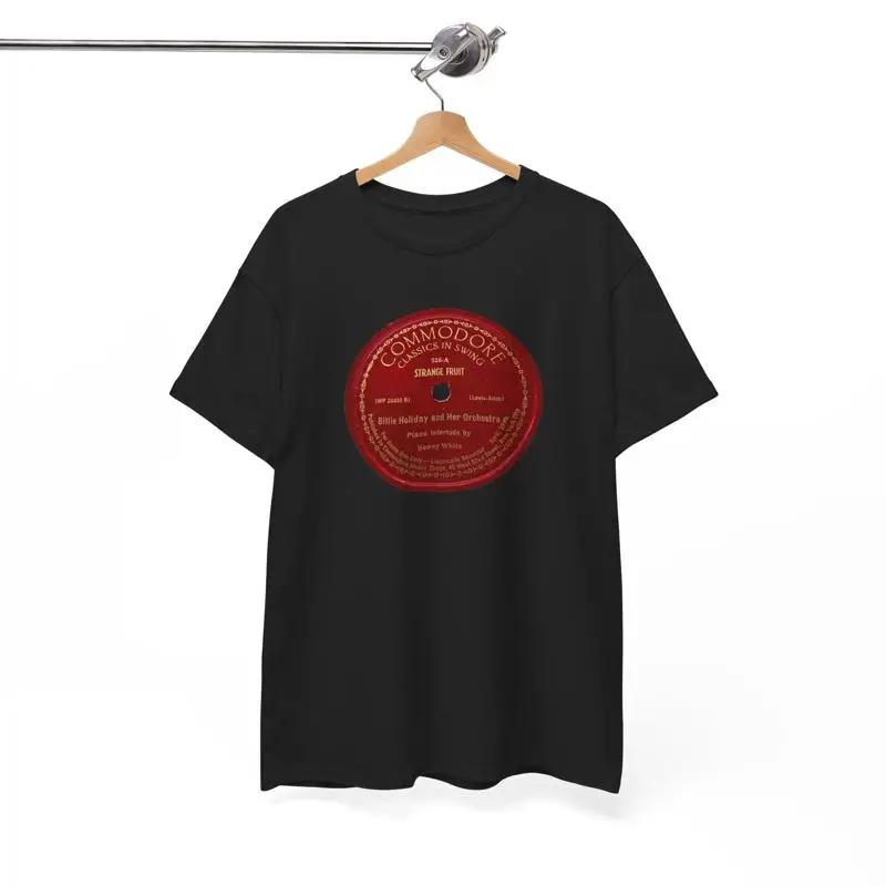 Retro Classic Jazz 78rpm T Shirt Billie Holiday Strange Fruit Nwt S 5xl