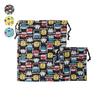 [Children's Clothing] Moujonjon (Moojeongjeong) JR Shinkansen Train Pattern Drawstring Bag Set of 3 B11699