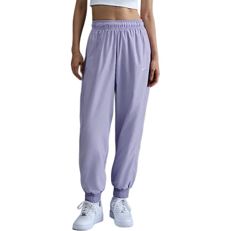 Nike Вязаные спортивные штаны женские светло-фиолетовые FV7661-533