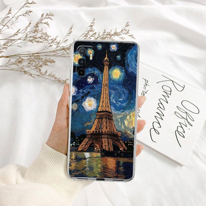 IK52 Paris Eiffel tower Case for Motorola G10 G20 G30 G31 G32 G34 G35 G41 G42 G50 G51 G52 G55 G60 G60S G62 G71 G72 G75