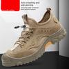 Labor Insurance Shoes Men's Steel Baotou Summer Breathable and Wear-resistant Sandals Anti-smashing and Anti-piercing Safety Shoes