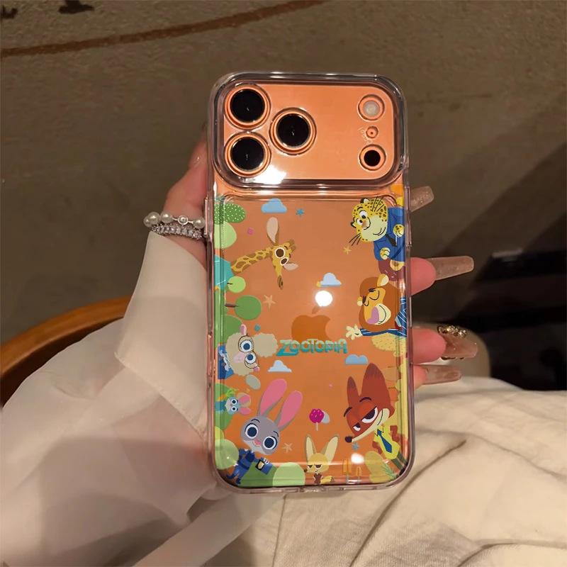 Сумасшедшее маленькое животное подходит для чехла на мобильный телефон iPhone16/17 Apple 15 Pro прозрачный космический чехол 14 милый 13 мягкий