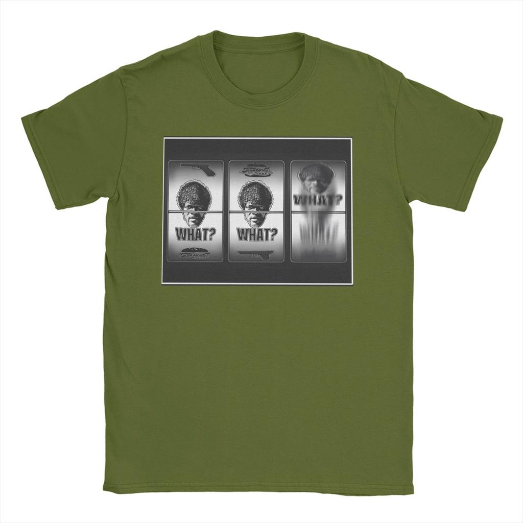 Pulps Fictions  Say What   T Shirt for Unisex Cotton Vintage TShirt Crew Neck  Tee Shirt Short Sleeve Clothes XL XL XL