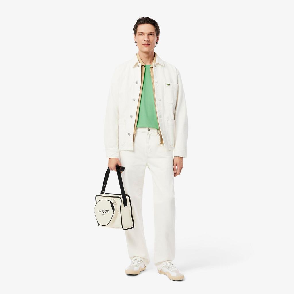 Lacoste Мужская хлопковая футболка с вышитым логотипом