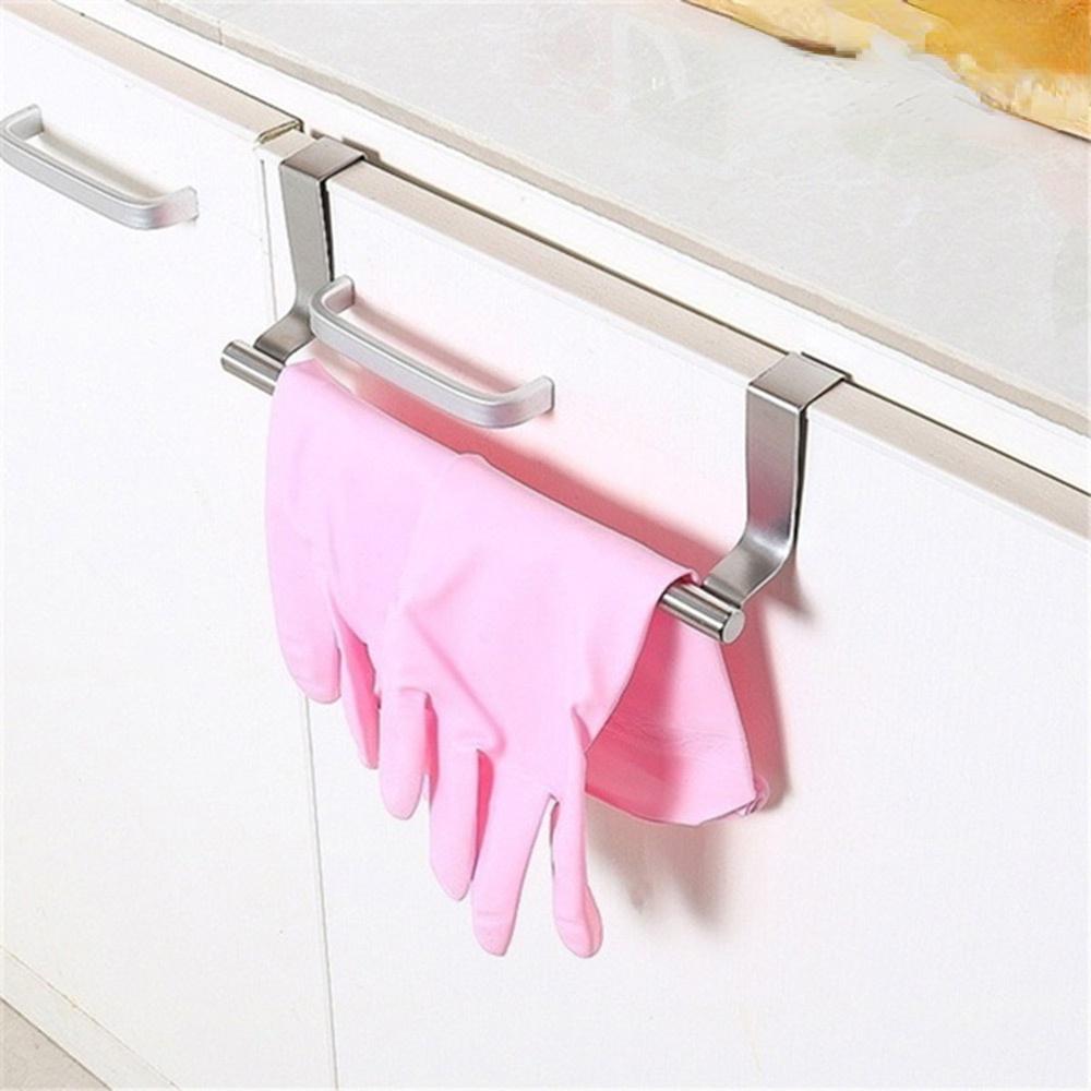 1 шт. держатель для полотенец из нержавеющей стали, кухонный шкаф, дверная вешалка для ванной комнаты, кухонная вешалка для хранения ZH