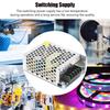 Адаптер DC 5V 12A 60W Импульсный блок питания Регулируемый 100-240V Светодиодный драйвер Универсальный трансформатор напряжения для камеры видеонаблюдения
