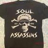 Винтажная футболка группы Soul Assassins, основана в 1992 году, размер для концерта от S до 4XL, винтажная, стираная, модная, дышащая, мягкая, с графикой, стильная