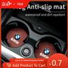 Car Sticker 2025 Hot 2pcs Car Water Coaster Leather Anti-slip Mats Shock Cup Holder Pads For BMW E46 E90 E60 F10 E39 F30 E36 F20