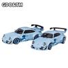 GDO&TM 1:64 RWB 964 Литой сплав Статическая модель автомобиля, Праздничный подарок для мальчиков, Коллекция игрушек, Декоративный элемент.