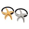Youthway Starfish Нержавеющая сталь Конский хвост Арка Пони Манжета Водонепроницаемые резинки для волос Повязка на голову Модные украшения для женщин