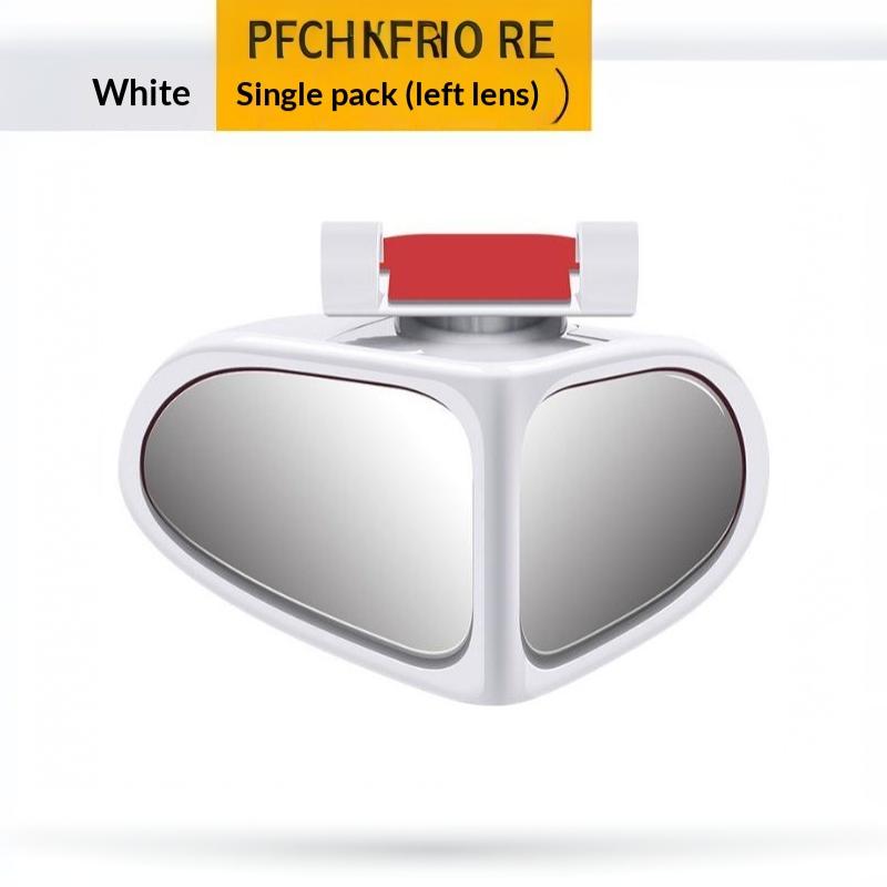 Car Blind Spot Mirror 360 Rotatable Wide Angle Anti-Scratch for Front Rear Wheel Reverse Parking Auto Use