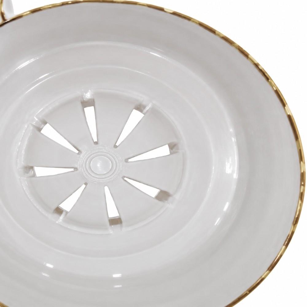 Water Powered Fruit Washing Container Portable Colander Bowl Fruit Rinse Tool Kitchen Counter