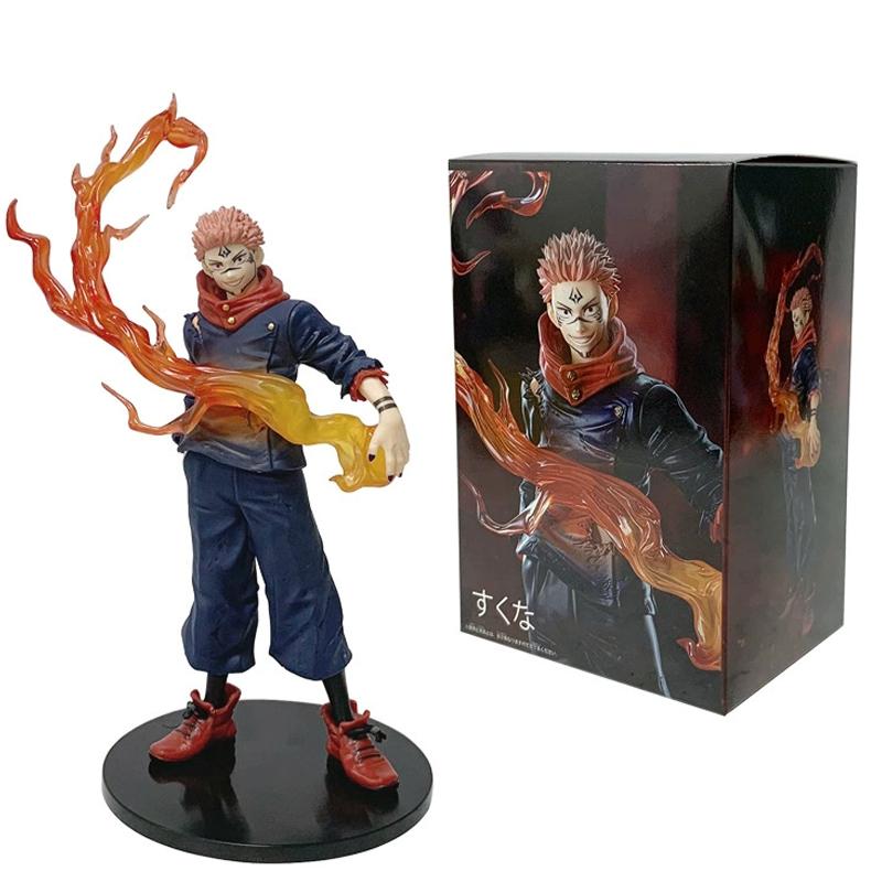 Анимация Jujutsu Kaisen Фигурка Рёмен Сукуна Итадори Юдзи Фигурки Действия Статуэтка из Поливинилхлорида Настольное Украшение Коллекционная Миниатюрная Игрушка