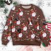 European & American 3D Christmas Avatar Round Neck Long Sleeve Hoodie for Men