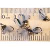 6PCS #14 Brass Bead Head Nymph Fly Fishing Caddis Metallic Green Bead Head