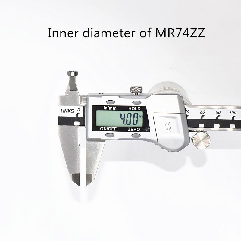 Mr74zz Bearing Afortunado 10pieces Metal Sealed Chrome Steel 4*7*2.5(mm)