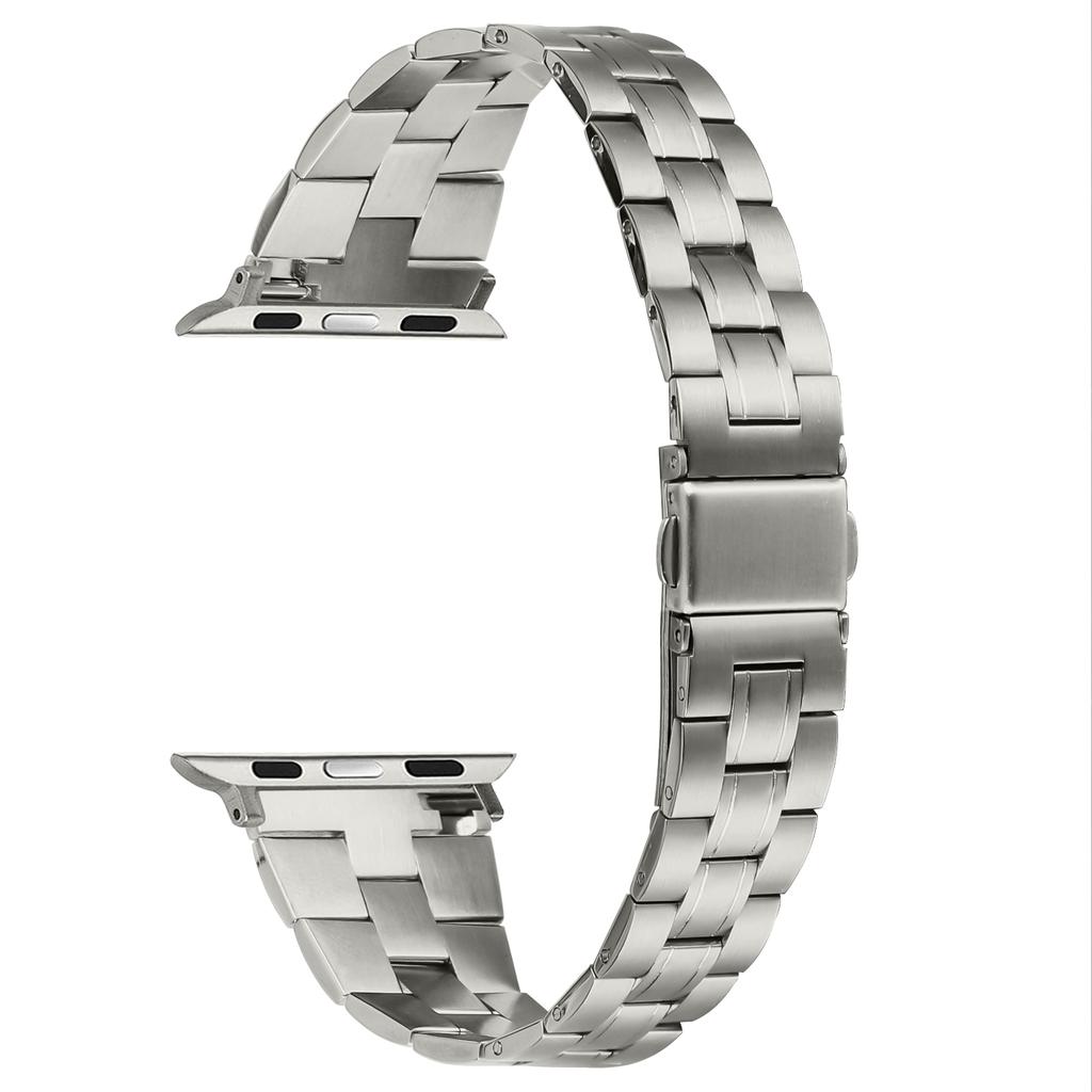 For Apple Watch Series 10 42mm/9 8 7 41mm/SE (2023) SE (2022) SE 6 5 4 40mm/3 2 1 38mm Watch Band Stainless Steel